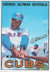 1967 Topps Baseball Cards      087      George Altman